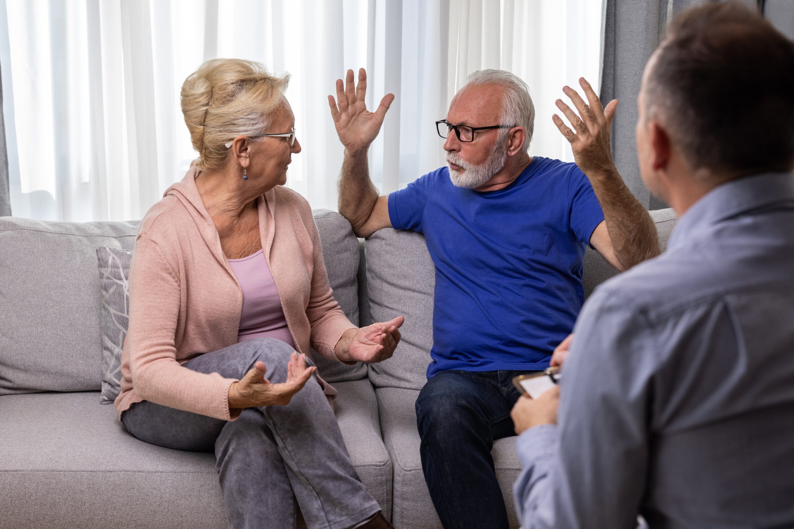 family members in therapy session rebuilding trust during addiction recovery