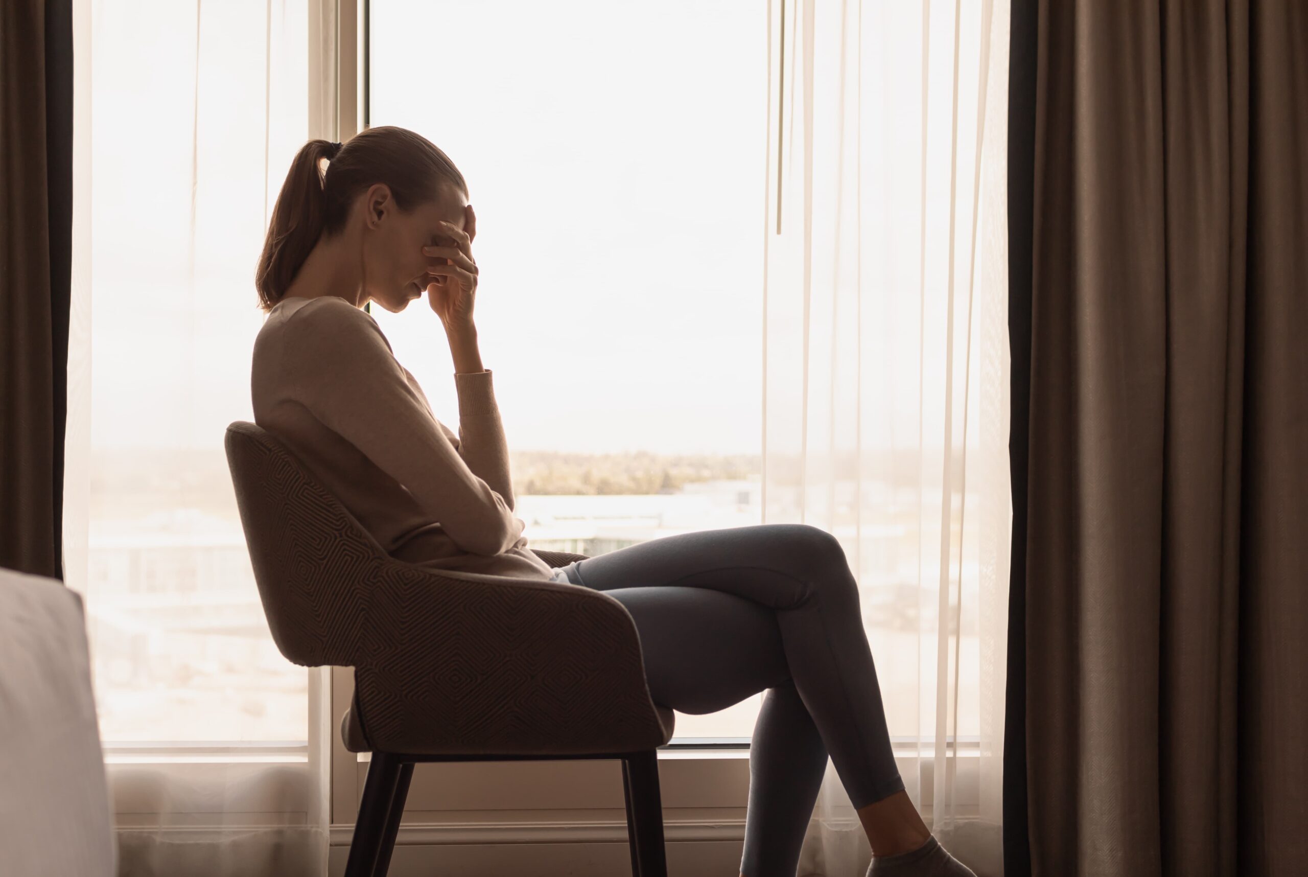 family experiencing emotional strain from a loved one's addiction