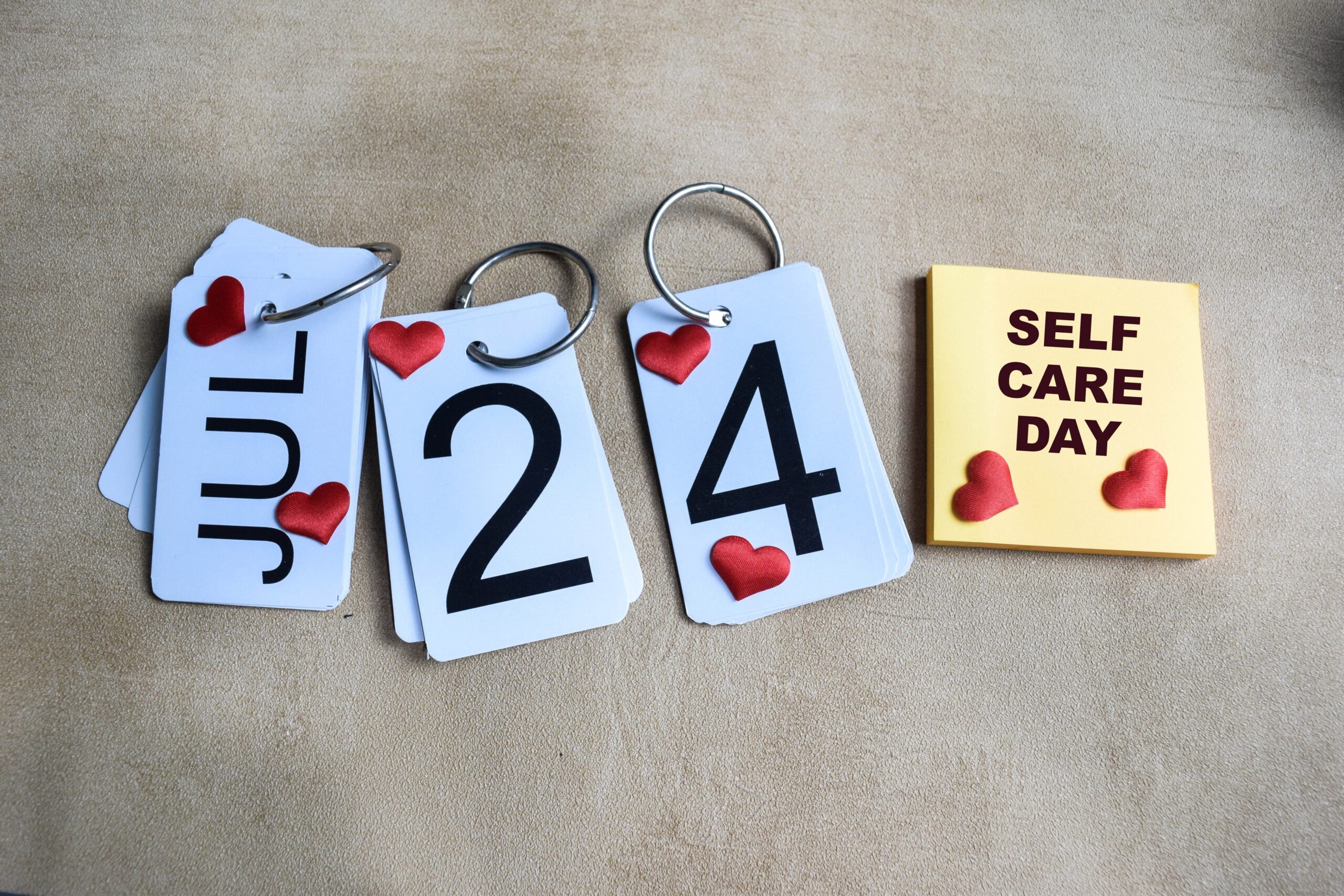 etting boundaries in recovery shown through scheduling self-care
