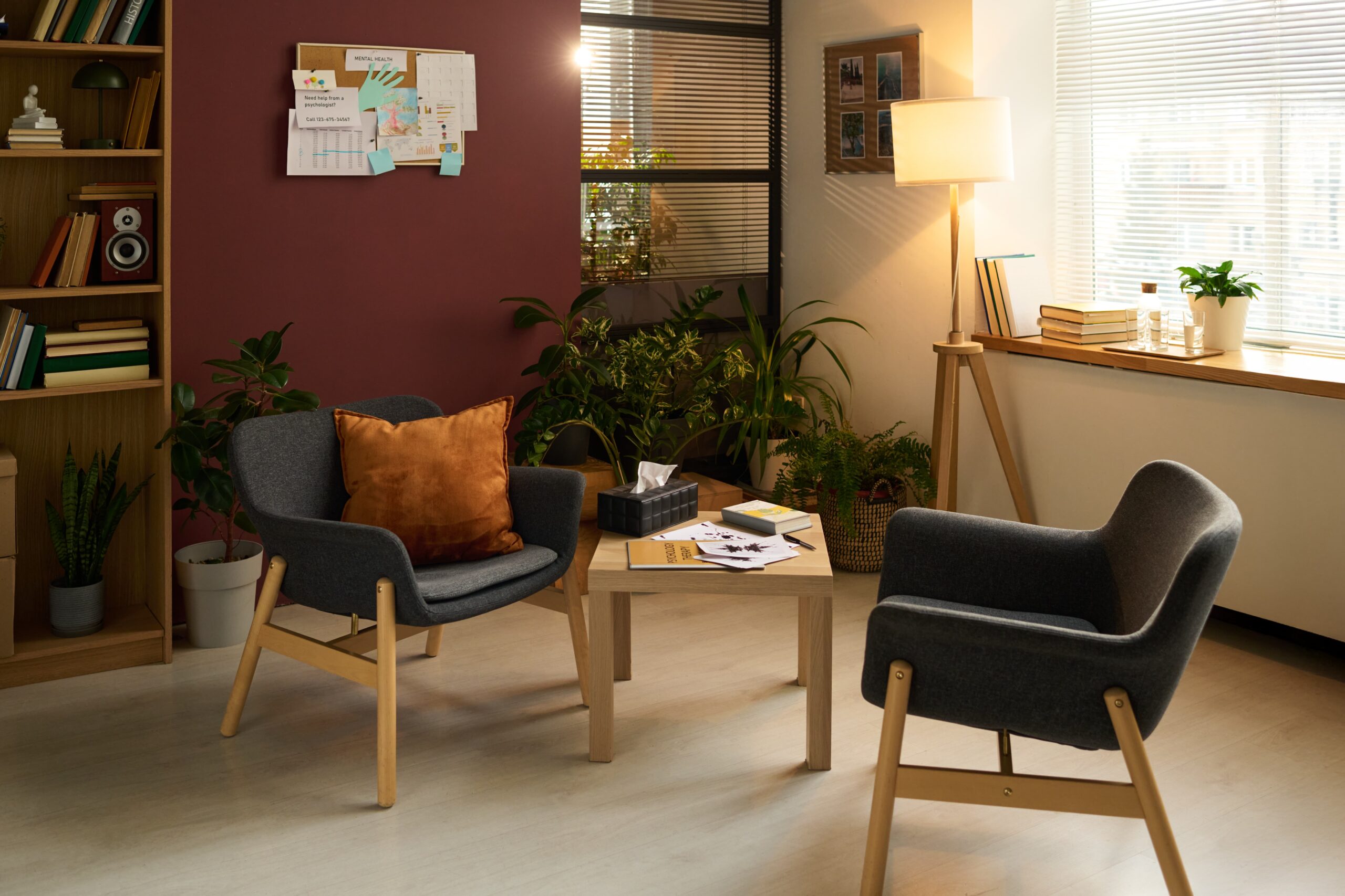 therapy reframe recovery counseling room