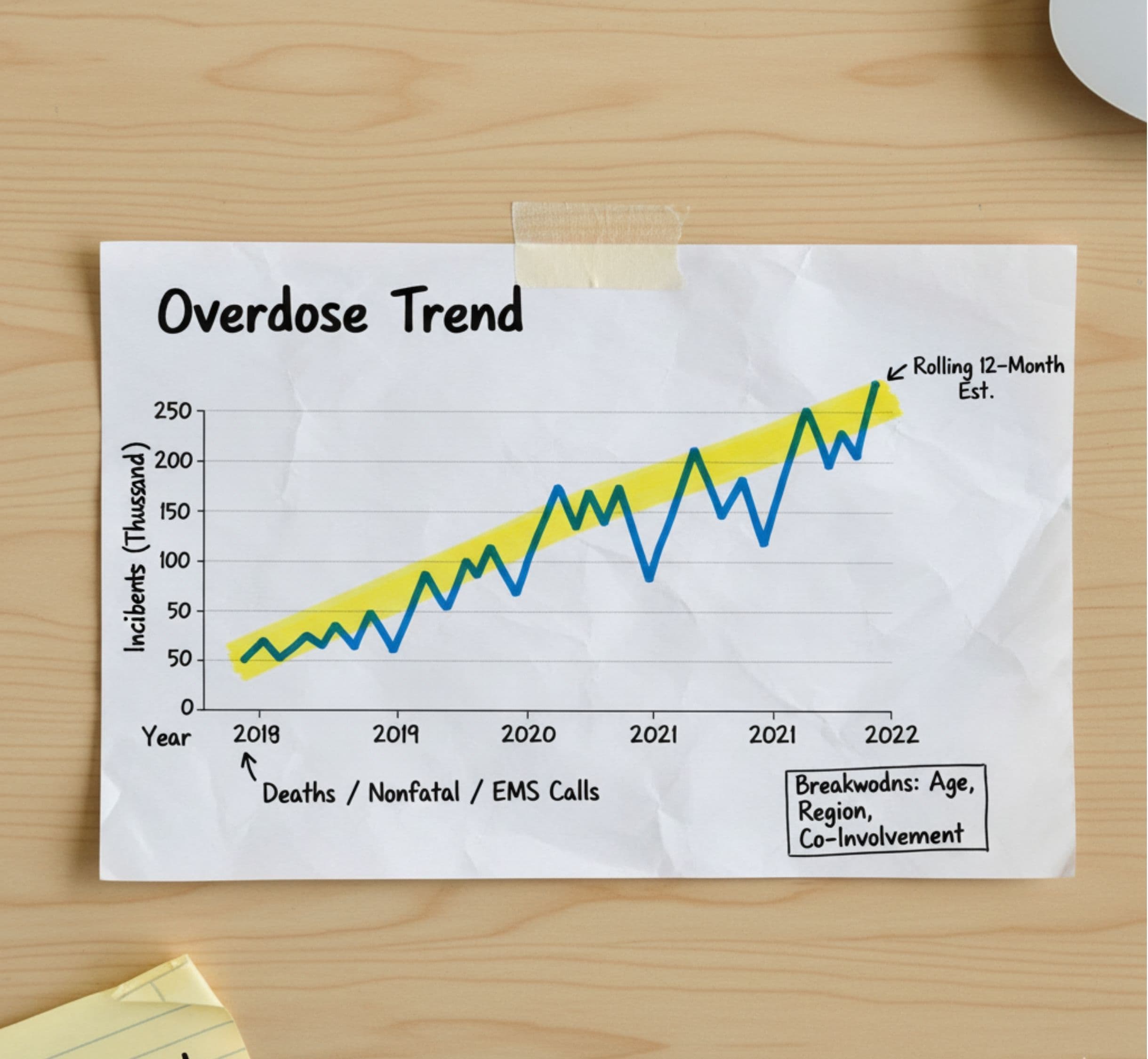 fentanyl overdose stats trend overview