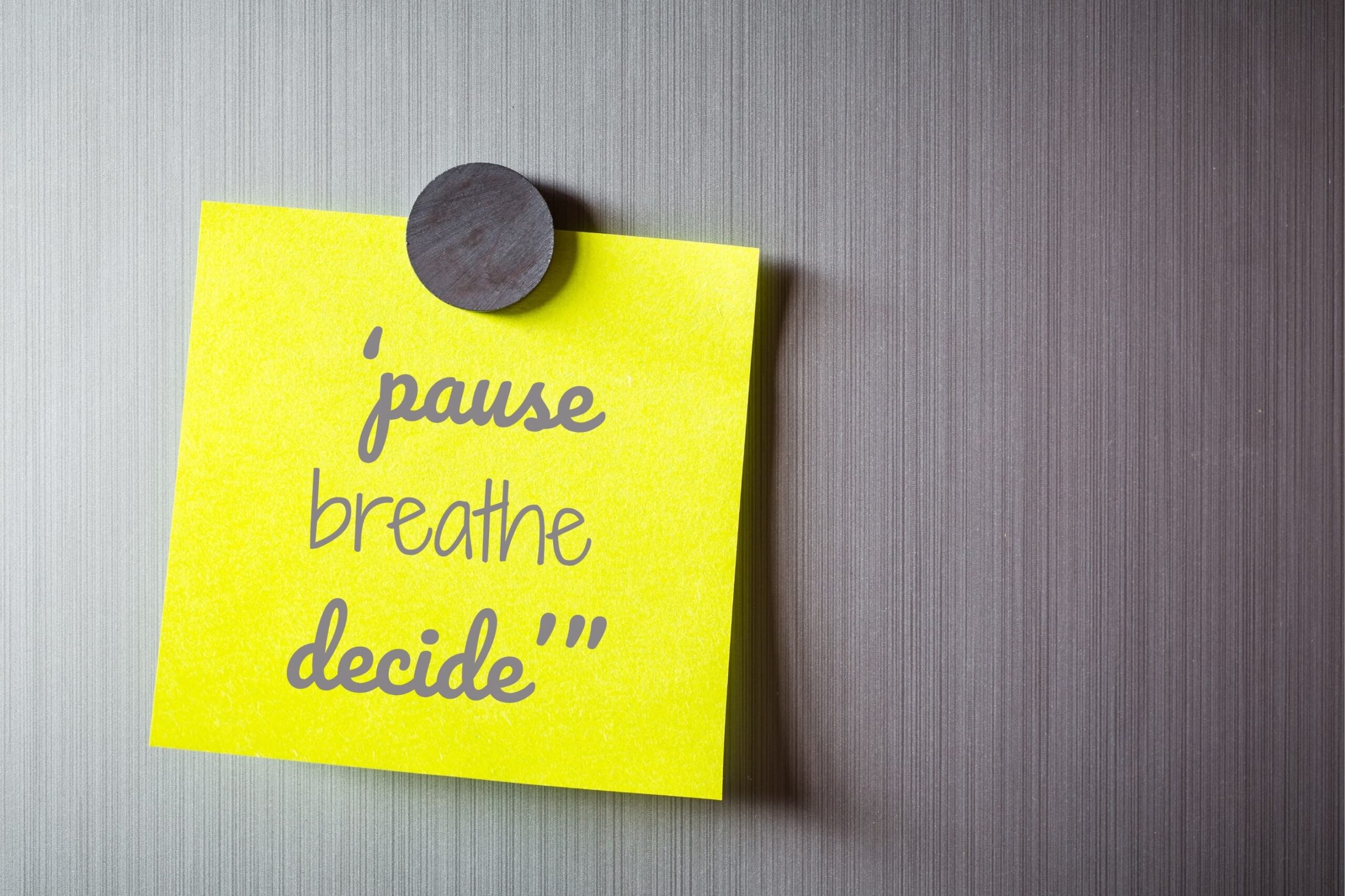 A 3-Step Craving Script